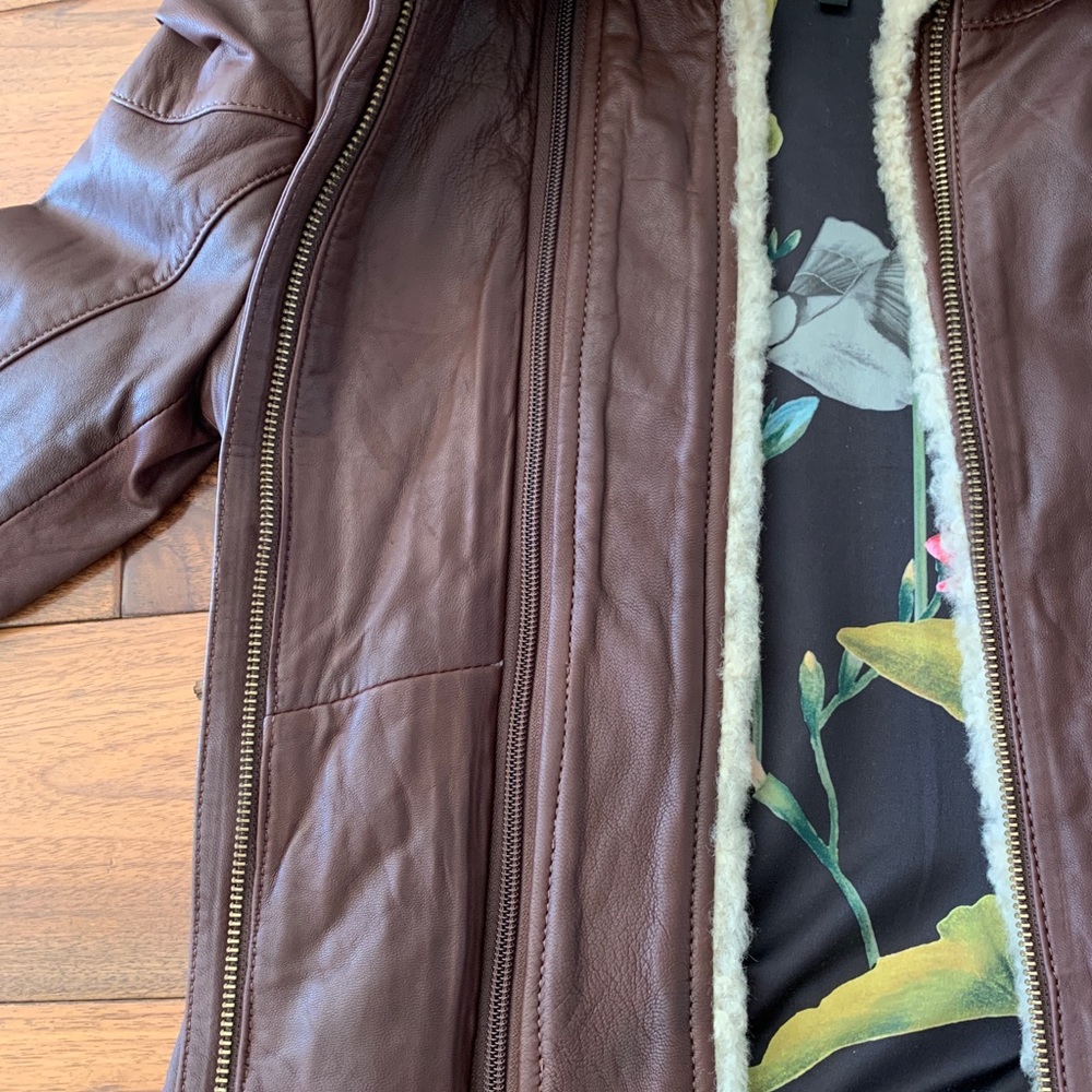 Ted Baker Leather Shearing Jacket - image 8